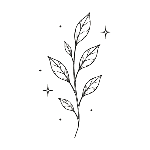 Botanical Leaf Tattoo