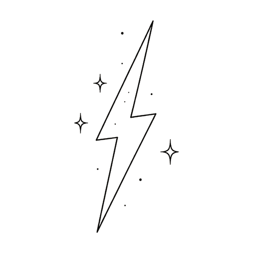 Lightning Bolt Tattoo